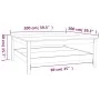 Couchtisch aus massivem weißem Kiefernholz, 100 x 100 x 40 cm von , Couchtisch - Ref: Foro24-814295, Preis: 168,83 €, Rabatt: %