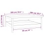 Couchtisch aus massivem weißem Kiefernholz, 100 x 100 x 40 cm von , Couchtisch - Ref: Foro24-814295, Preis: 175,16 €, Rabatt: %