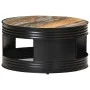 Mesa de centro madera maciza reciclada negra 68x68x36 cm by , Coffee table - Ref: Foro24-321934, Price: 187,47 €, Discount: %