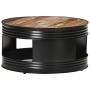 Mesa de centro madera maciza reciclada negra 68x68x36 cm by , Coffee table - Ref: Foro24-321934, Price: 186,97 €, Discount: %