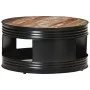 Mesa de centro madera maciza reciclada negra 68x68x36 cm by , Coffee table - Ref: Foro24-321934, Price: 187,47 €, Discount: %