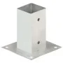 Anker für Pfosten 4 Einheiten verzinktes Metall 71 mm von , Zaunpfosten - Ref: Foro24-145447, Preis: 26,78 €, Rabatt: %