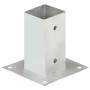 Anker für Pfosten 4 Einheiten verzinktes Metall 71 mm von , Zaunpfosten - Ref: Foro24-145447, Preis: 25,41 €, Rabatt: %