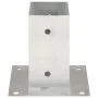 Anchors for posts 4 units galvanized metal 71 mm by , fence posts - Ref: Foro24-145447, Price: 30,63 €, Discount: %