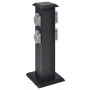 Black column with sockets for the garden by vidaXL, wall sockets - Ref: Foro24-41233, Price: 42,06 €, Discount: %