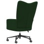 Silla de relajación de terciopelo verde oscuro de , Sillones - Ref: Foro24-328174, Precio: 113,49 €, Descuento: %