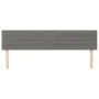 Cabeceros 2 unidades de tela gris oscuro 80x5x78/88 cm de , Cabeceros y pies de cama - Ref: Foro24-346159, Precio: 59,67 €, D...