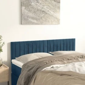 Kopfteile 2 Einheiten dunkelblauer Samt 72x5x78/88 cm von , Kopf- und Fußteile - Ref: Foro24-346254, Preis: 61,54 €, Rabatt: %