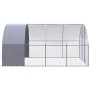 Gallinero de exterior de acero galvanizado 3x4x2 m