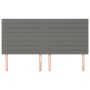 Headboards 4 units of dark gray fabric 80x5x78/88 cm by , Headboards and footboards - Ref: Foro24-3116479, Price: 121,82 €, D...