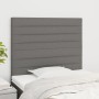 Kopfteile 2 Einheiten aus dunkelgrauem Stoff 80x5x78/88 cm von , Kopf- und Fußteile - Ref: Foro24-3116447, Preis: 66,60 €, Ra...