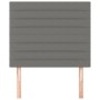 Kopfteile 2 Einheiten aus dunkelgrauem Stoff 80x5x78/88 cm von , Kopf- und Fußteile - Ref: Foro24-3116447, Preis: 66,60 €, Ra...