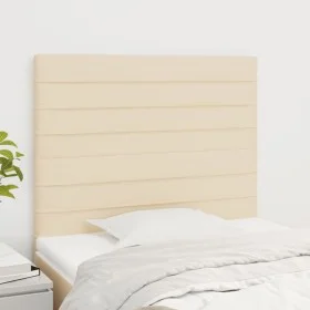 Kopfteile 2 Einheiten aus cremefarbenem Stoff 80x5x78/88 cm von , Kopf- und Fußteile - Ref: Foro24-3116451, Preis: 66,33 €, R...