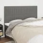Kopfteile 4 Einheiten aus dunkelgrauem Stoff 80x5x78/88 cm von , Kopf- und Fußteile - Ref: Foro24-3116577, Preis: 117,38 €, R...