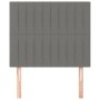 Kopfteile 2 Einheiten aus dunkelgrauem Stoff 100x5x78/88 cm von , Kopf- und Fußteile - Ref: Foro24-3116561, Preis: 51,20 €, R...