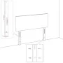 Kopfteile 2 Einheiten aus dunkelgrauem Stoff 100x5x78/88 cm von , Kopf- und Fußteile - Ref: Foro24-3116561, Preis: 54,76 €, R...