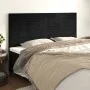 Kopfteile 4 Einheiten aus schwarzem Samt 80x5x78/88 cm von , Kopf- und Fußteile - Ref: Foro24-3116528, Preis: 104,24 €, Rabat...