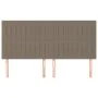 Cabeceros 4 unidades de tela gris taupe 100x5x78/88 cm de , Cabeceros y pies de cama - Ref: Foro24-3116596, Precio: 101,82 €,...