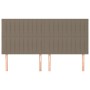 Kopfteile 4 Einheiten aus taupegrauem Stoff 100x5x78/88 cm von , Kopf- und Fußteile - Ref: Foro24-3116596, Preis: 103,24 €, R...