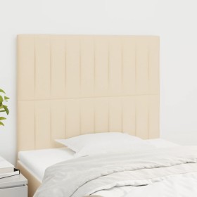 Headboards 2 units of cream-colored fabric 80x5x78/88 cm by , Headboards and footboards - Ref: Foro24-3116549, Price: 63,94 €...