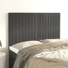 Kopfteile 4 Einheiten dunkelgrauer Samt 72x5x78/88 cm von , Kopf- und Fußteile - Ref: Foro24-3116619, Preis: 109,44 €, Rabatt: %