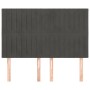 Headboards 4 units dark gray velvet 72x5x78/88 cm by , Headboards and footboards - Ref: Foro24-3116619, Price: 111,57 €, Disc...