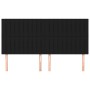 Headboards 4 units of black fabric 100x5x78/88 cm by , Headboards and footboards - Ref: Foro24-3116594, Price: 103,06 €, Disc...