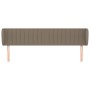 Kopfteil aus taupegrauem Stoff, 203 x 23 x 78/88 cm von , Kopf- und Fußteile - Ref: Foro24-3117408, Preis: 64,40 €, Rabatt: %