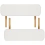 Klappbare Massageliege 2 Zonen, cremefarbene Holzstruktur von vidaXL, Massageliegen - Ref: Foro24-110078, Preis: 157,11 €, Ra...