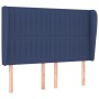 Kopfteil mit blauen Stoffohren 147x23x118/128 cm von , Kopf- und Fußteile - Ref: Foro24-3118198, Preis: 113,40 €, Rabatt: %