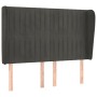 Kopfteil mit dunkelgrauen Samtohren 147x23x118/128 cm von , Kopf- und Fußteile - Ref: Foro24-3118243, Preis: 126,90 €, Rabatt: %