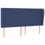Kopfteil mit blauen Stoffohren 203x23x118/128 cm von , Kopf- und Fußteile - Ref: Foro24-3118222, Preis: 130,72 €, Rabatt: %