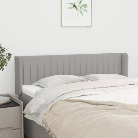 Kopfteil aus hellgrauem Stoff, 147 x 16 x 78/88 cm von , Kopf- und Fußteile - Ref: Foro24-3119004, Preis: 73,58 €, Rabatt: %