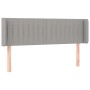 Cabecero de tela gris claro 147x16x78/88 cm de , Cabeceros y pies de cama - Ref: Foro24-3119004, Precio: 73,35 €, Descuento: %