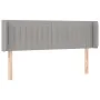 Kopfteil aus hellgrauem Stoff, 147 x 16 x 78/88 cm von , Kopf- und Fußteile - Ref: Foro24-3119004, Preis: 71,80 €, Rabatt: %