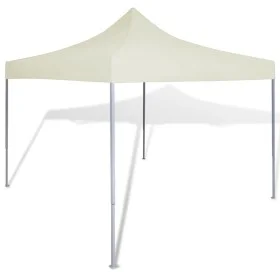 Cream folding gazebo 3x3 m by vidaXL, Tents and gazebos - Ref: Foro24-41463, Price: 104,35 €, Discount: %
