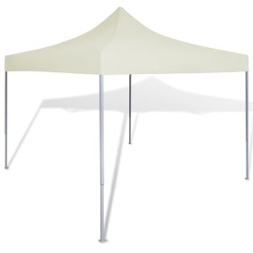 Cremefarbener Faltpavillon 3x3 m von vidaXL, Zelte und Pavillons - Ref: Foro24-41463, Preis: 104,34 €, Rabatt: %