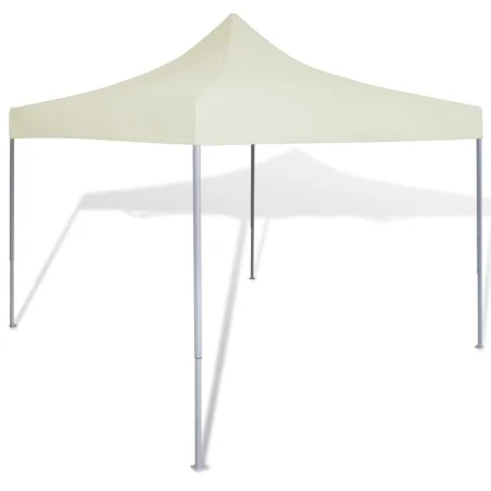 Cream folding gazebo 3x3 m by vidaXL, Tents and gazebos - Ref: Foro24-41463, Price: 104,35 €, Discount: %