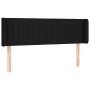 Kopfteil aus schwarzem Stoff, 147 x 16 x 78/88 cm von , Kopf- und Fußteile - Ref: Foro24-3119006, Preis: 59,71 €, Rabatt: %