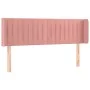 Rosa Samtkopfteil 147x16x78/88 cm von , Kopf- und Fußteile - Ref: Foro24-3119059, Preis: 73,80 €, Rabatt: %