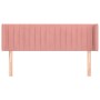 Rosa Samtkopfteil 147x16x78/88 cm von , Kopf- und Fußteile - Ref: Foro24-3119059, Preis: 78,69 €, Rabatt: %