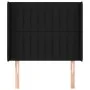 Headboard with black fabric ears 103x16x118/128 cm by , Headboards and footboards - Ref: Foro24-3119810, Price: 71,58 €, Disc...