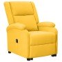 Sillón elevable de tela amarillo en Sillones | Comprar online en Foro24