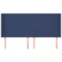Kopfteil mit blauen Stoffohren 203x16x118/128 cm von , Kopf- und Fußteile - Ref: Foro24-3119846, Preis: 123,93 €, Rabatt: %