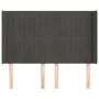 Headboard with dark gray velvet ears 147x16x118/128 cm by , Headboards and footboards - Ref: Foro24-3119867, Price: 117,93 €,...
