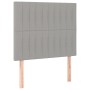 Kopfteil mit LED-Leuchten aus hellgrauem Stoff 80x5x118/128 cm von , Kopf- und Fußteile - Ref: Foro24-3122636, Preis: 63,34 €...