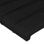 Headboard with LED lights black fabric 160x5x118/128 cm by , Headboards and footboards - Ref: Foro24-3122572, Price: 135,57 €...