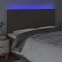 Kopfteil mit LED-Leuchten, taupegrauer Stoff, 200 x 5 x 118/128 cm von , Kopf- und Fußteile - Ref: Foro24-3122688, Preis: 109...