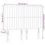 Kopfteil mit LED-Beleuchtung, schwarzer Stoff, 144 x 5 x 118/128 cm von , Kopf- und Fußteile - Ref: Foro24-3122662, Preis: 10...