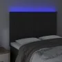Black velvet headboard with LED lights 144x5x118/128 cm by , Headboards and footboards - Ref: Foro24-3122712, Price: 100,38 €...